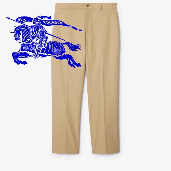 EUC BURBERRY COTTEN TROUSER SZ 4X -62 - Picture 1 of 13